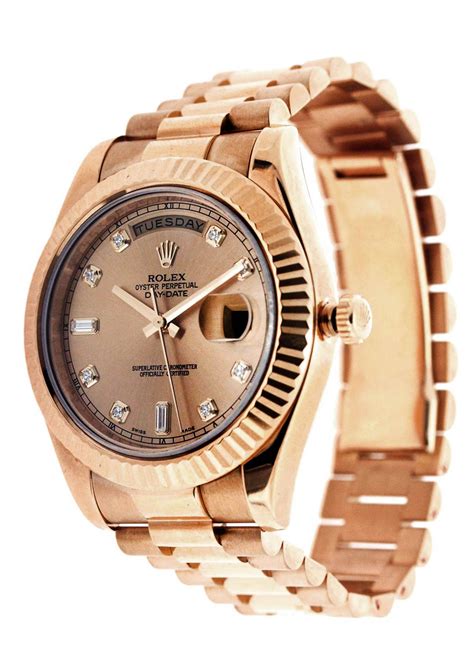 replica rolex day date ii rose gold 41mm|Rolex datejust copies.